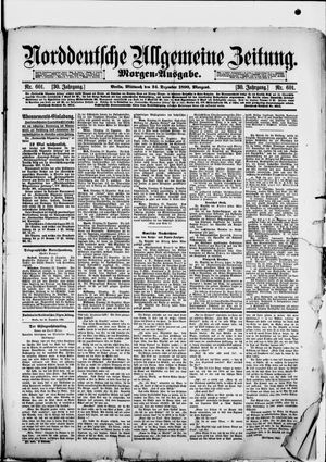 Norddeutsche allgemeine Zeitung vom 24.12.1890