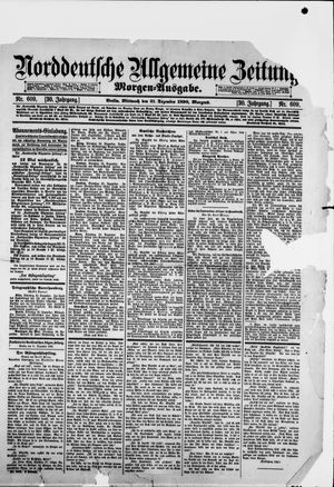 Norddeutsche allgemeine Zeitung on Dec 31, 1890