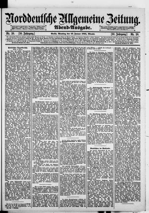 Norddeutsche allgemeine Zeitung vom 13.01.1891