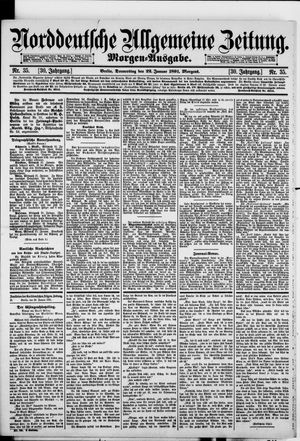 Norddeutsche allgemeine Zeitung on Jan 22, 1891