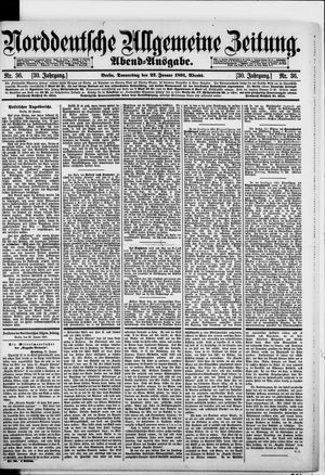 Norddeutsche allgemeine Zeitung on Jan 22, 1891