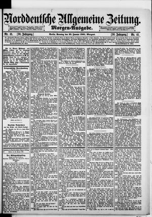 Norddeutsche allgemeine Zeitung on Jan 25, 1891