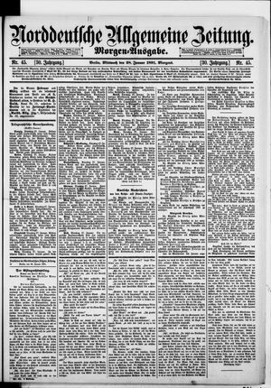 Norddeutsche allgemeine Zeitung vom 28.01.1891