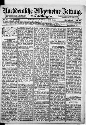 Norddeutsche allgemeine Zeitung vom 29.01.1891