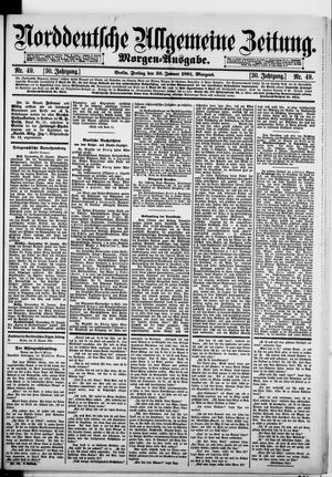 Norddeutsche allgemeine Zeitung on Jan 30, 1891
