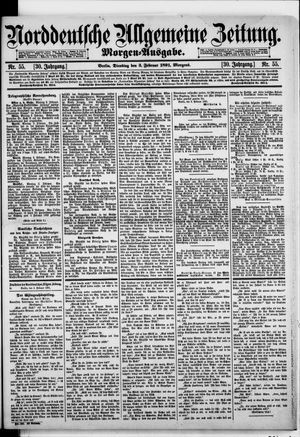 Norddeutsche allgemeine Zeitung vom 03.02.1891