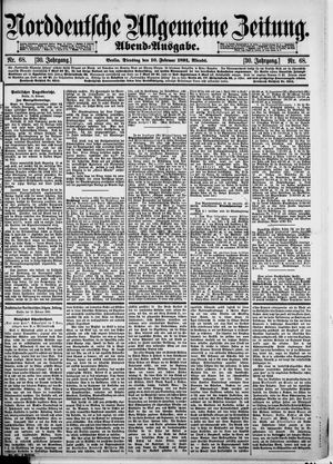 Norddeutsche allgemeine Zeitung vom 10.02.1891