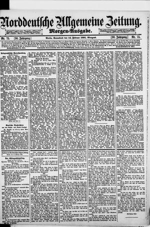Norddeutsche allgemeine Zeitung vom 14.02.1891