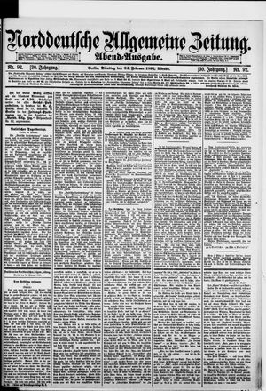 Norddeutsche allgemeine Zeitung vom 24.02.1891