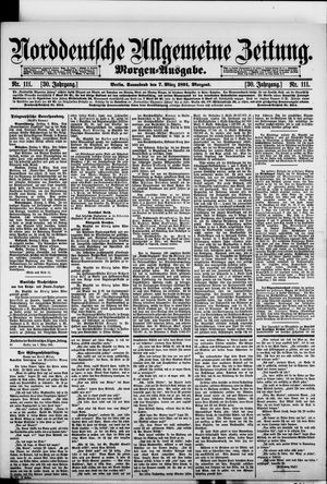 Norddeutsche allgemeine Zeitung on Mar 7, 1891