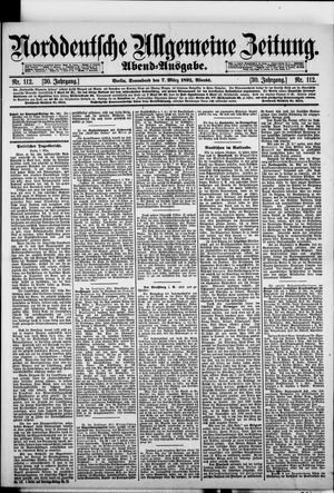 Norddeutsche allgemeine Zeitung on Mar 7, 1891