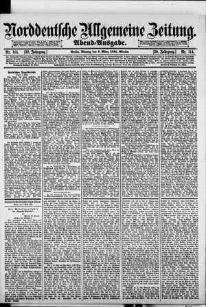 Norddeutsche allgemeine Zeitung vom 09.03.1891