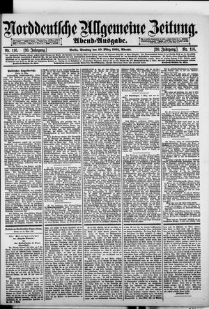 Norddeutsche allgemeine Zeitung vom 10.03.1891