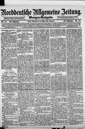 Norddeutsche allgemeine Zeitung vom 11.03.1891