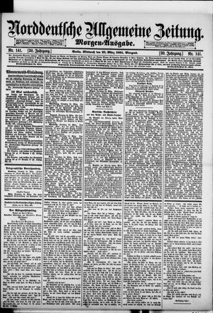 Norddeutsche allgemeine Zeitung vom 25.03.1891