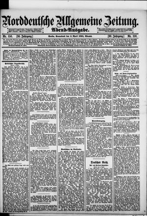Norddeutsche allgemeine Zeitung on Apr 4, 1891