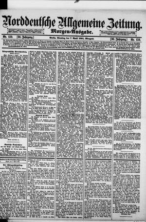 Norddeutsche allgemeine Zeitung vom 07.04.1891
