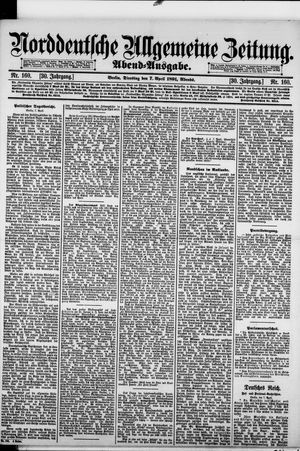 Norddeutsche allgemeine Zeitung vom 07.04.1891