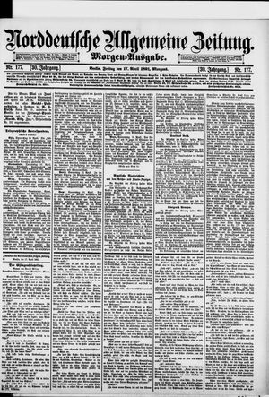 Norddeutsche allgemeine Zeitung vom 17.04.1891