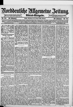Norddeutsche allgemeine Zeitung on Apr 21, 1891
