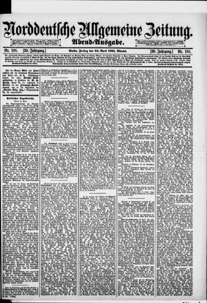 Norddeutsche allgemeine Zeitung vom 24.04.1891