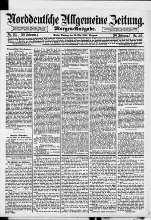 Norddeutsche allgemeine Zeitung on May 12, 1891