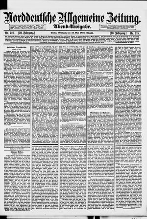 Norddeutsche allgemeine Zeitung vom 13.05.1891
