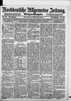 Norddeutsche allgemeine Zeitung on May 15, 1891