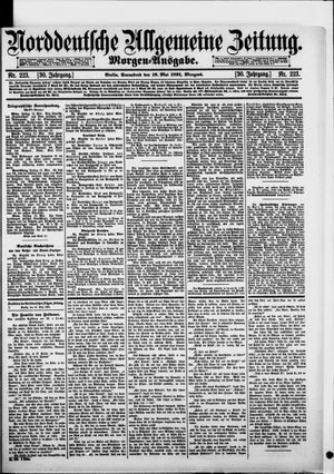 Norddeutsche allgemeine Zeitung vom 16.05.1891
