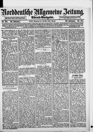Norddeutsche allgemeine Zeitung on May 16, 1891