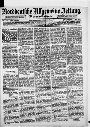 Norddeutsche allgemeine Zeitung vom 17.05.1891