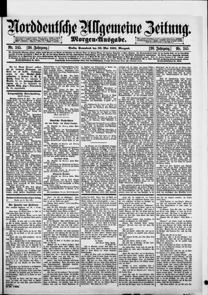 Norddeutsche allgemeine Zeitung vom 30.05.1891