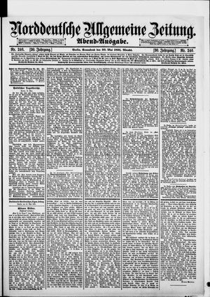 Norddeutsche allgemeine Zeitung vom 30.05.1891