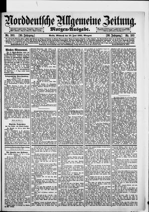 Norddeutsche allgemeine Zeitung vom 10.06.1891