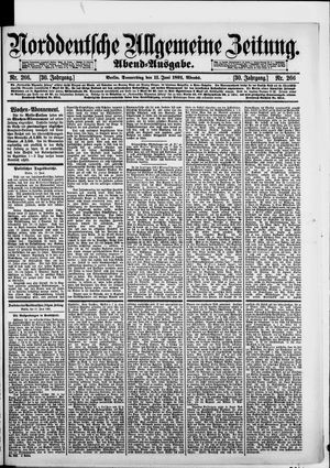 Norddeutsche allgemeine Zeitung vom 11.06.1891