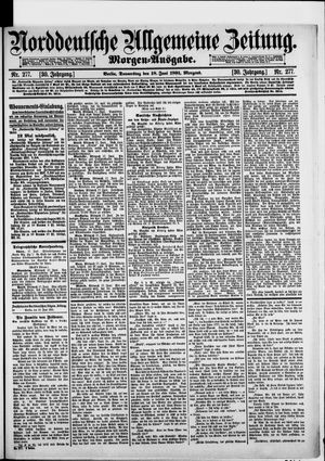 Norddeutsche allgemeine Zeitung vom 18.06.1891
