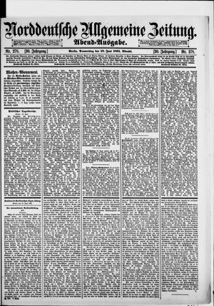 Norddeutsche allgemeine Zeitung vom 18.06.1891