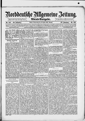 Norddeutsche allgemeine Zeitung vom 16.07.1891