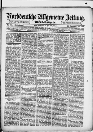 Norddeutsche allgemeine Zeitung vom 24.07.1891