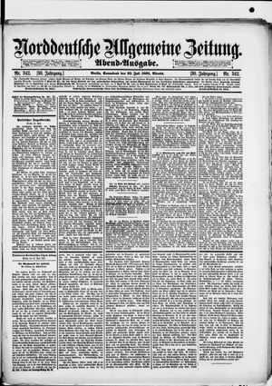 Norddeutsche allgemeine Zeitung vom 25.07.1891