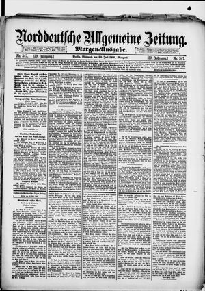 Norddeutsche allgemeine Zeitung vom 29.07.1891