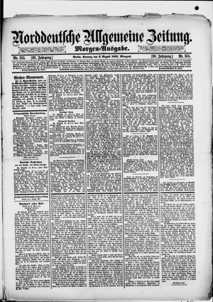 Norddeutsche allgemeine Zeitung vom 02.08.1891