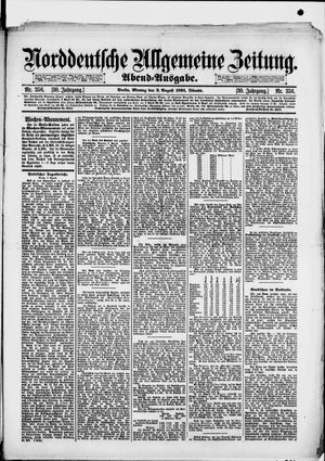 Norddeutsche allgemeine Zeitung vom 03.08.1891