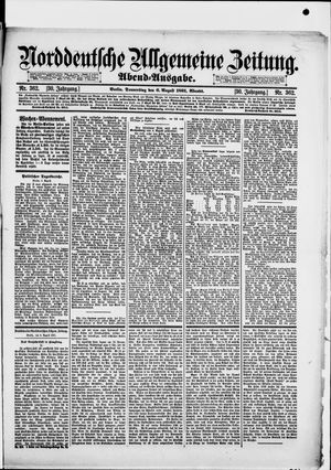 Norddeutsche allgemeine Zeitung vom 06.08.1891
