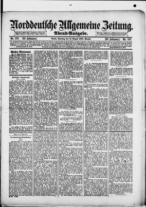 Norddeutsche allgemeine Zeitung vom 11.08.1891