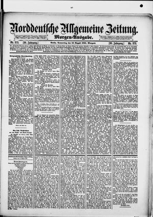 Norddeutsche allgemeine Zeitung vom 13.08.1891