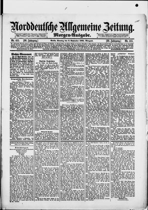 Norddeutsche allgemeine Zeitung vom 06.09.1891