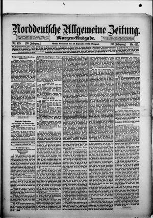 Norddeutsche allgemeine Zeitung vom 12.09.1891