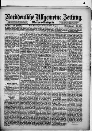 Norddeutsche allgemeine Zeitung vom 17.09.1891