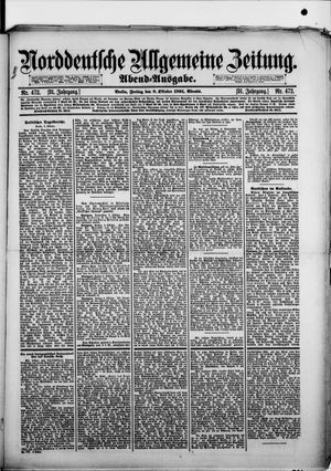 Norddeutsche allgemeine Zeitung vom 09.10.1891